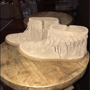 Ugg fringe boots